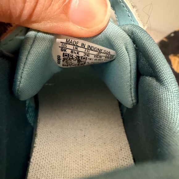 Adidas Kids Pink and White Sneakers - Picture 4 of 9